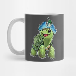 Turtle flower hat Mug